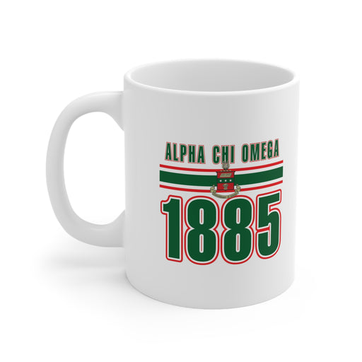 Drinkware Alpha Chi Omega Established Year Coffee Mugs