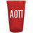Alpha Omicron Pi Inline Giant Plastic Cup