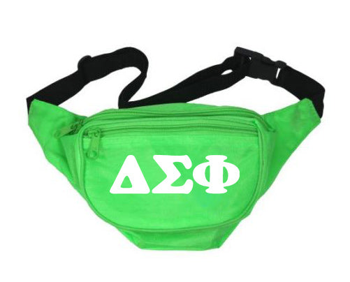 Delta Sigma Phi Fanny Pack Letters Layered Fanny Pack