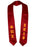 Phi Beta Chi Vertical Grad Stole with Letters & Year