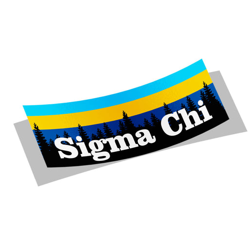 Sigma Chi Mountains Decal