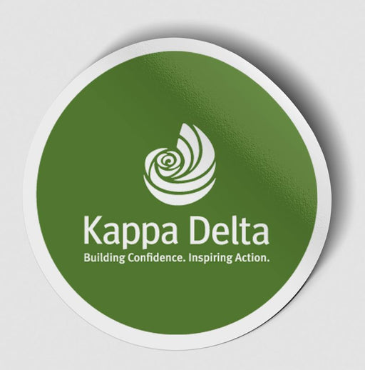 Kappa Delta Logo Circle Sticker