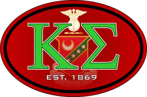 Fraternity Color Oval Decal