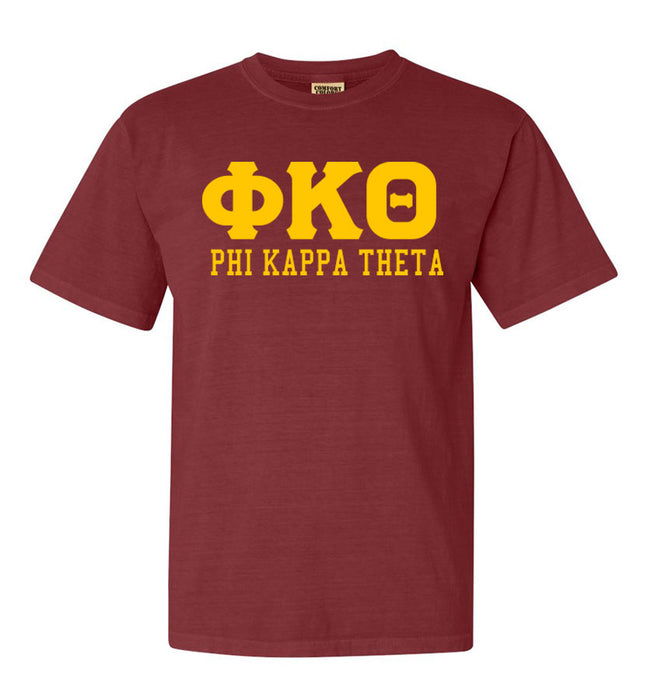 Phi Kappa Theta Custom Comfort Colors Greek T-Shirt