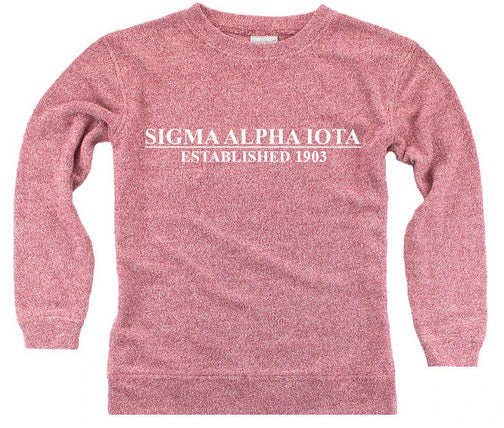 Sigma Alpha Iota Year Established Cozy Sweater