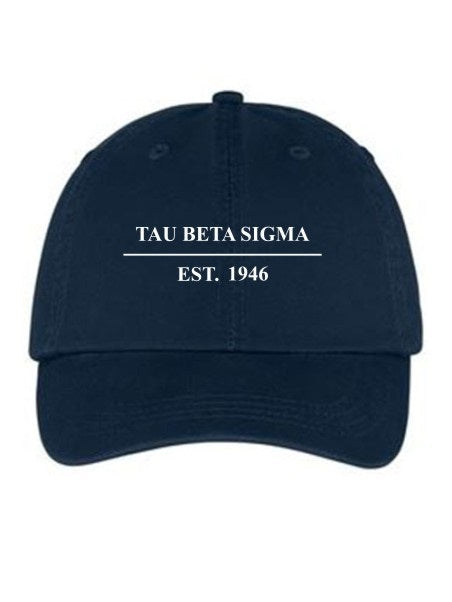 Tau Beta Sigma Line Year Embroidered Hat