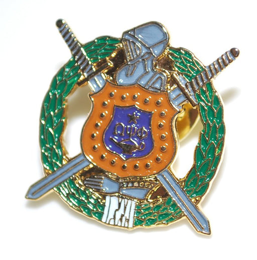 Omega Psi Phi Shield Pin