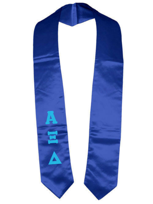 Alpha Xi Delta Classic Colors Graduation Stole