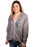 Sigma Sigma Sigma Fleece Full-Zip Hoodie with Sewn-On Letters