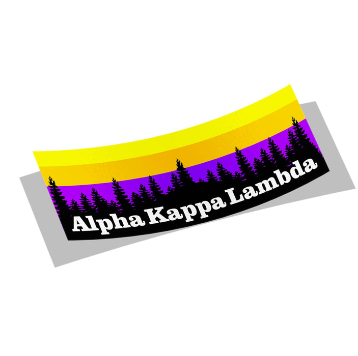 Alpha Kappa Lambda Mountains Decal