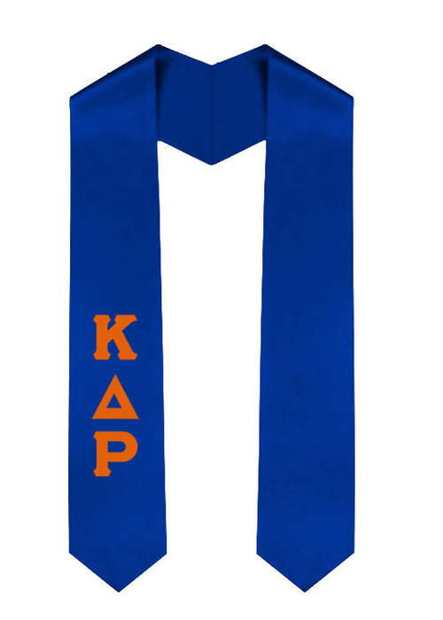 Kappa Delta Rho Classic Colors Graduation Stole