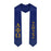 Alpha Phi Omega Vertical Grad Stole with Letters & Year