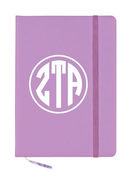 Zeta Tau Alpha Monogram Notebook