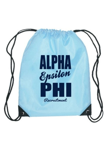 Alpha Epsilon Phi Cursive Impact Sports Bag