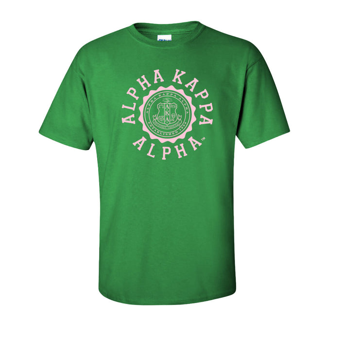 Alpha Kappa Alpha Crest Crewneck T-Shirt