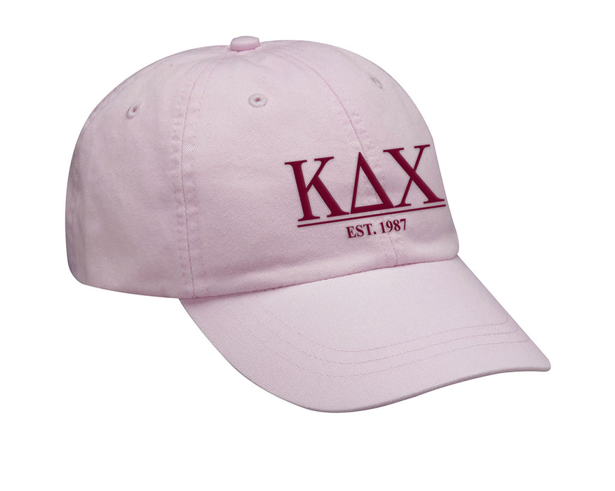 Kappa Delta Chi Letters Year Embroidered Hat
