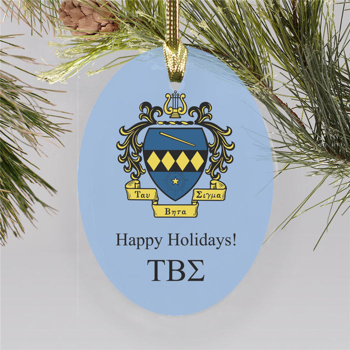 Tau Beta Sigma Color Crest Ornament