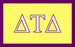 Delta Tau Delta Fraternity Flag Sticker