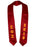 Sigma Psi Zeta Vertical Grad Stole with Letters & Year