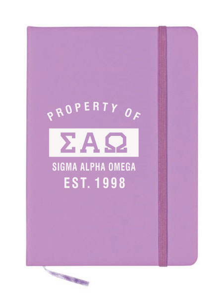Sigma Alpha Omega Property of Notebook