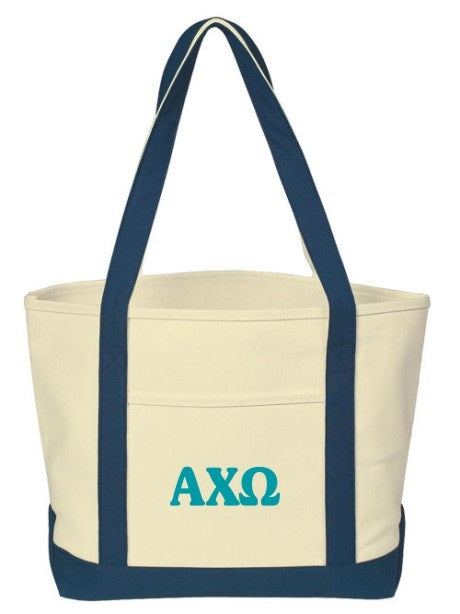 Totebags Cooper Letters Boat Tote