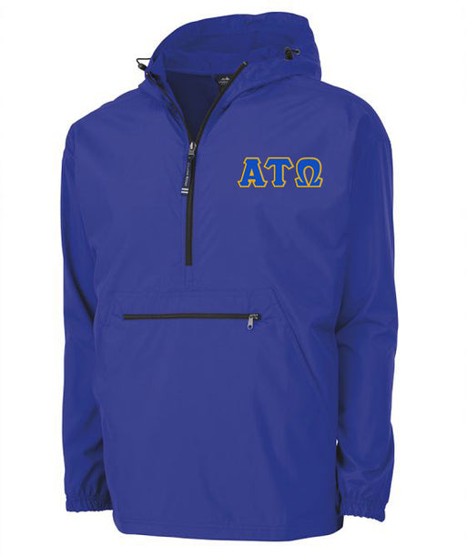 Alpha Tau Omega Embroidered Pack and Go Pullover