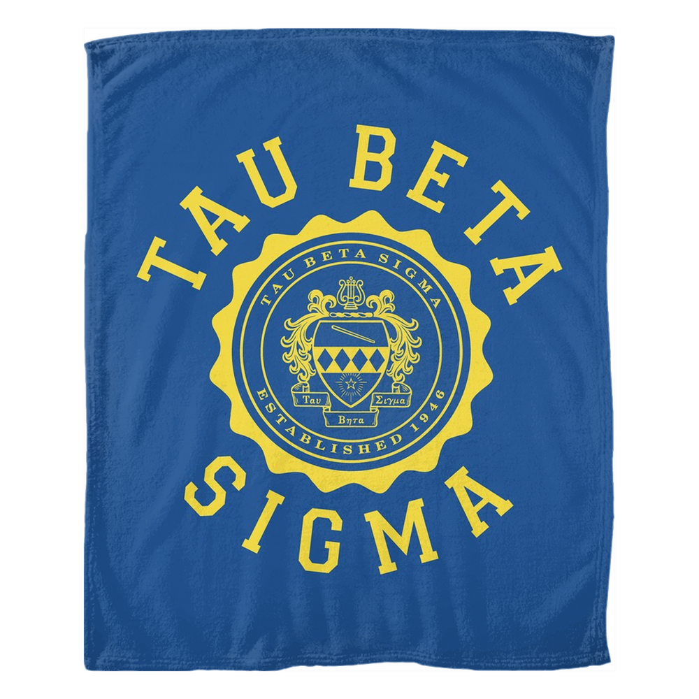 Tau Beta Sigma Seal Fleece Blankets Tau Beta Sigma Seal Fleece Blankets