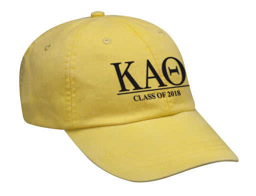 Kappa Alpha Theta Embroidered Hat with Custom Text