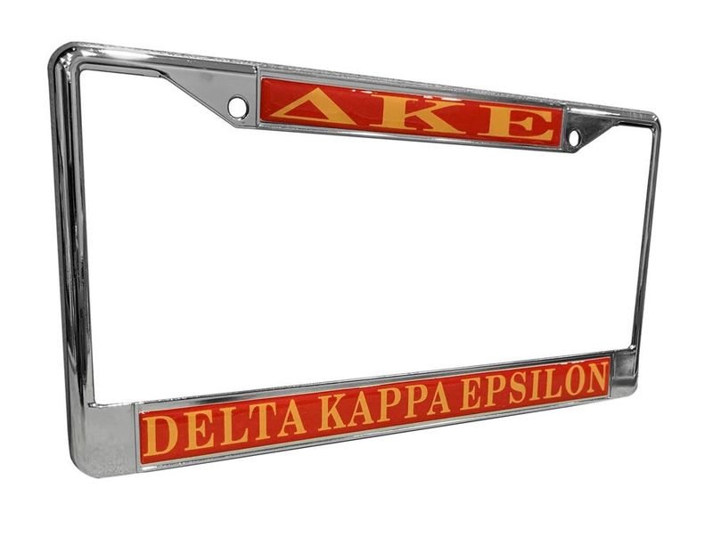 Delta Kappa Epsilon License Plate Frame