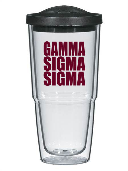 Gamma Sigma Sigma 24oz Biggie Impact Tumbler with Lid
