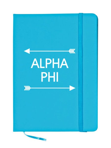 Phi Mu Arrows Notebook