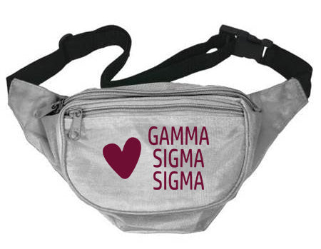 Gamma Sigma Sigma Heart Fanny Pack