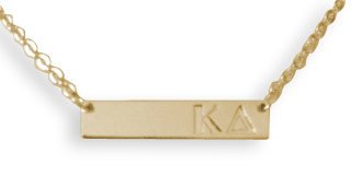 Kappa Delta Bar Necklace