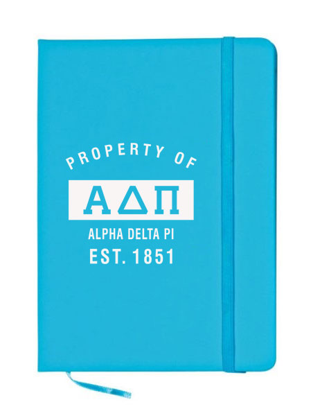 Alpha Delta Pi Property of Notebook