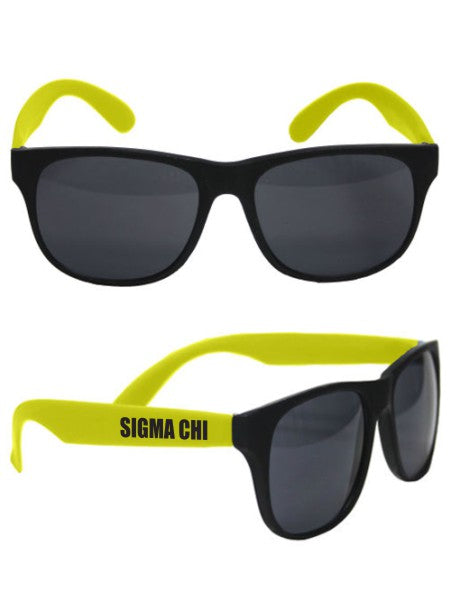 Sigma Chi Neon Sunglasses