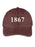 Pi Beta Phi Year Established Embroidered Hat