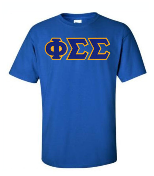 Phi Sigma Sigma Lettered T Shirt