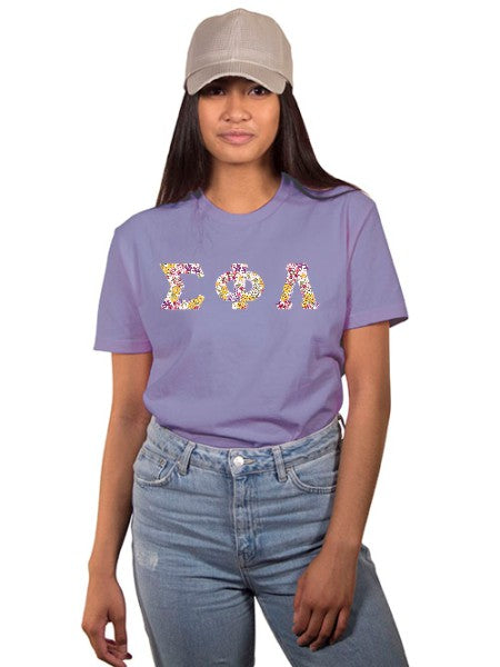 Sigma Phi Lambda The Best Shirt with Sewn-On Letters