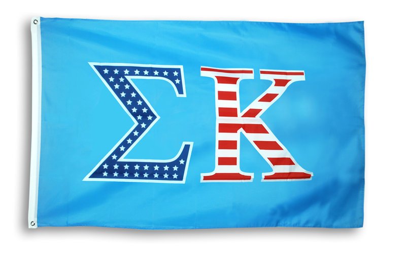 Sigma Kappa Patriotic Flag