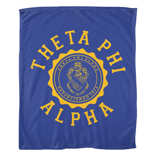Theta Phi Alpha Seal Fleece Blankets