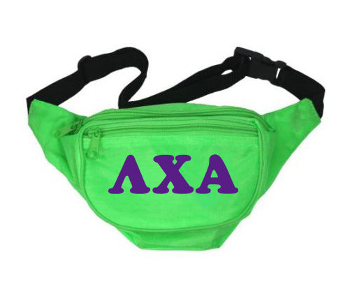Lambda Chi Alpha Fanny Pack Letters Layered Fanny Pack