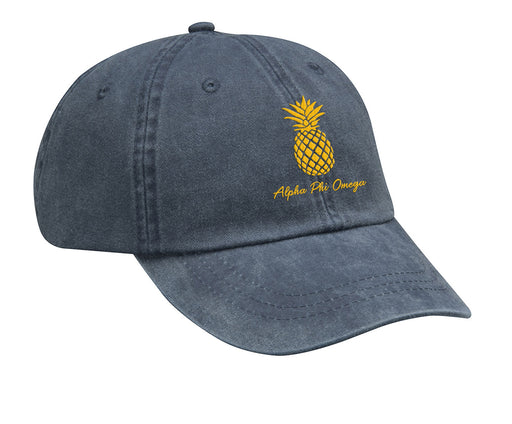 Alpha Phi Omega Pineapple Embroidered Hat