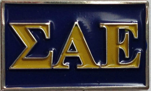 Sigma Alpha Epsilon Fraternity Flag Pin