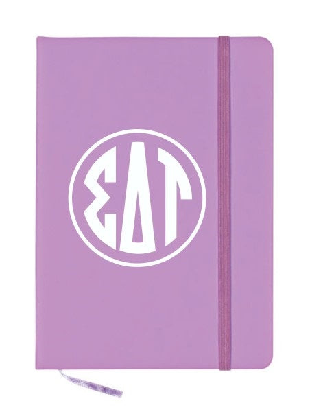Sigma Delta Tau Monogram Notebook