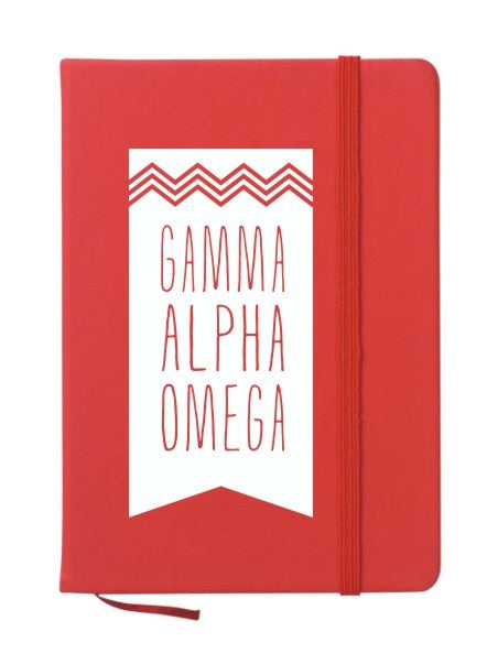 Gamma Alpha Omega Chevron Notebook