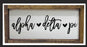 Alpha Delta Pi Script Wooden Sign