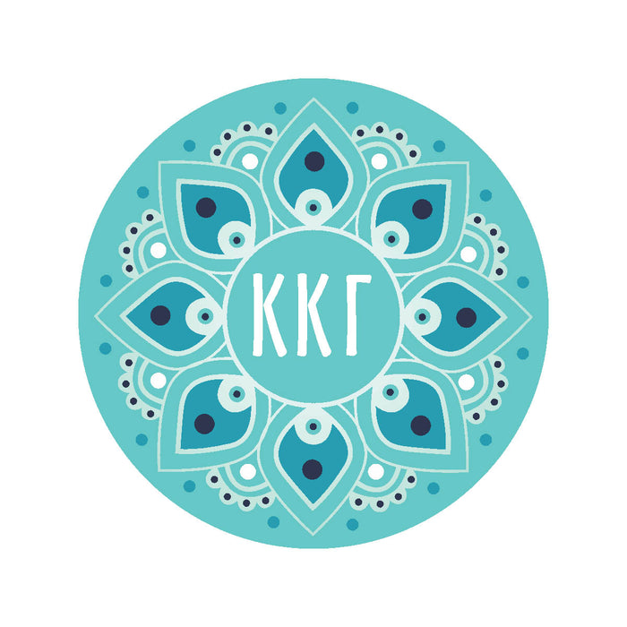 Kappa Kappa Gamma Mandala Sticker