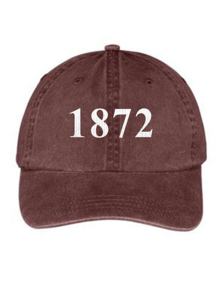 Alpha Phi Year Established Embroidered Hat