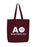 Alpha Phi Collegiate Letters Event Tote Bag