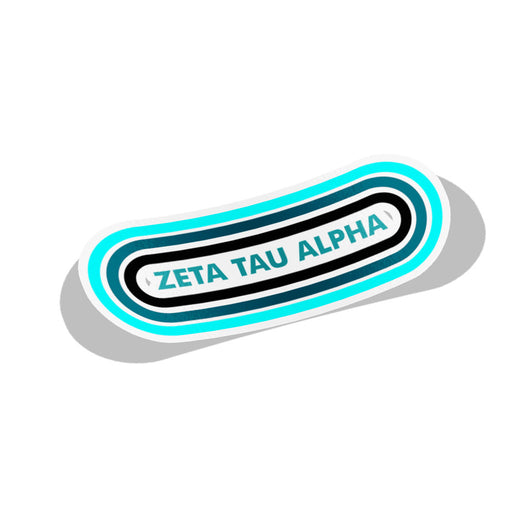 Zeta Tau Alpha Capsule Sorority Decal